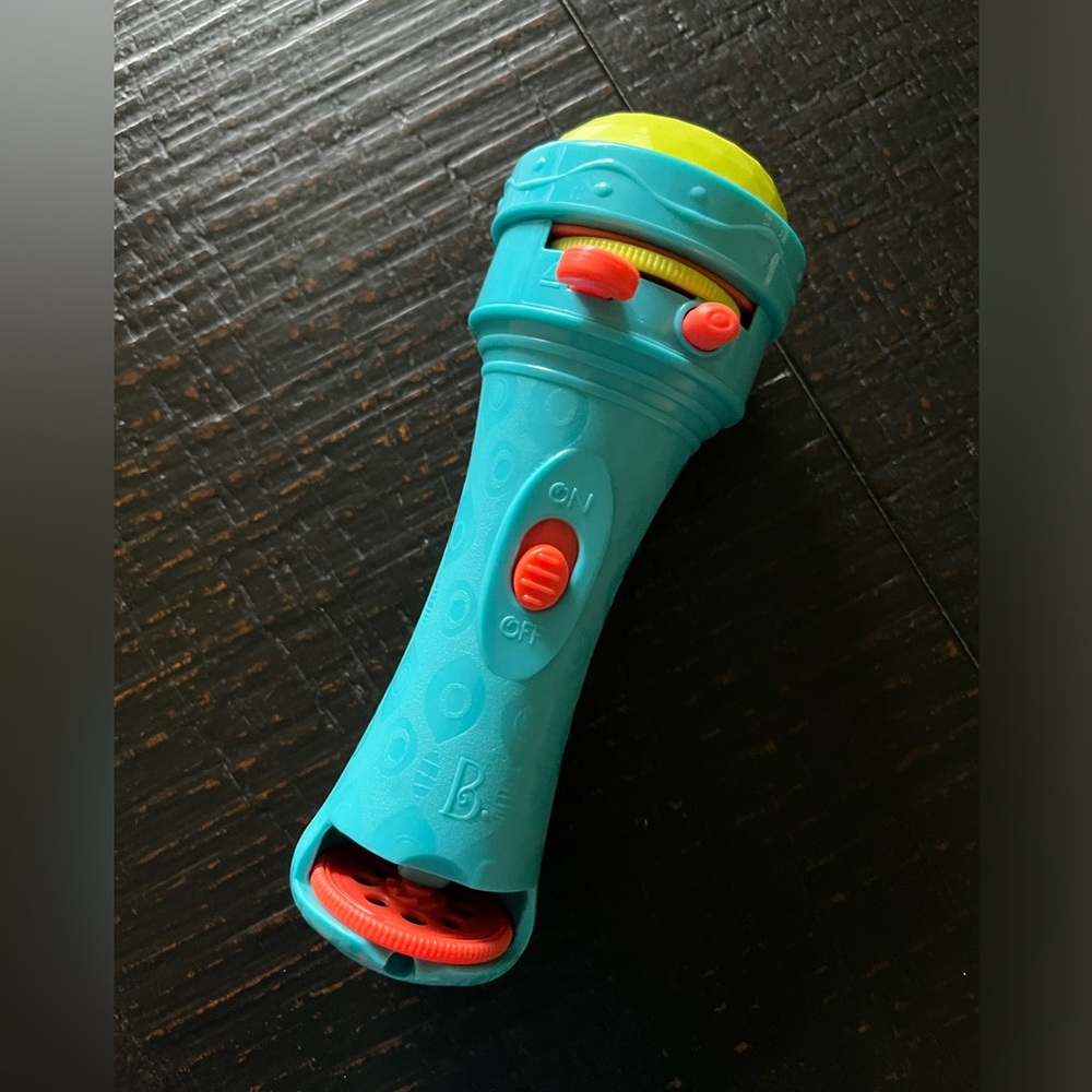 B toys flashlight space projector